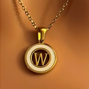 W Letter Necklace